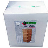 Комод пластиковий 4 ящики коричневий R-Plastic "Компакт Плюс" 86*40*34 см, фото 4