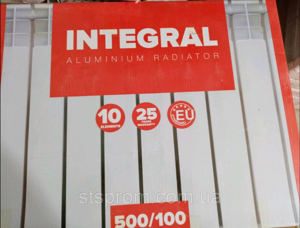 Радіатор алюмінієвий Integral 500*100