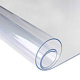Скатертина м'яке силіконове скло захист для столу і меблів Soft Glass (3.3х1.4м) товщина 1.5 мм Прозора, фото 3