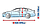 Тент на седан 425-470 см Kegel-Blazusiak Basic Garage Sedan L /5-3963-241-3021, фото 4
