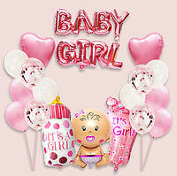 Набір кульок НА ВИПИСКУ для дівчинки 08