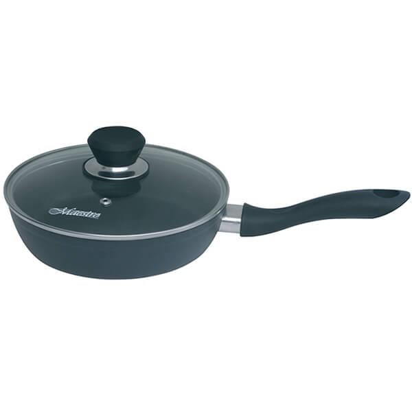 Пательня зі скляною кришкою Maestro MR-1205-24 24 см