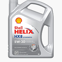 Синтетична олива SHELL HELIX HX8 5w-30 4 л. Є підбір фільтрів