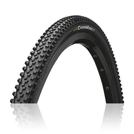 Велосипедна покришка шина Continental Cross King CX Performance - 28" | 700 x 35C | 28 x 1 3/8 x 1 5/8, чорна, складна, skin, фото 1