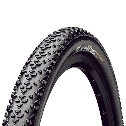 Велосипедна покришка шина Continental Race King RaceSport 27.5" | 27.5 x 2.20 чорно/коричневий, складна, skin, фото 1