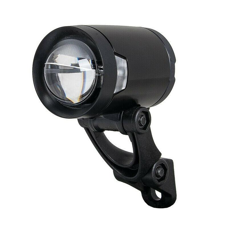 Фара для велосипеда передня HERRMANS LED Pro eBike, 100Lux, 6/12V, чорний