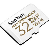 Картка пам'яті SanDisk 32GB microSDHC C10 UHS-I U3 Max Endurance 100MB/s