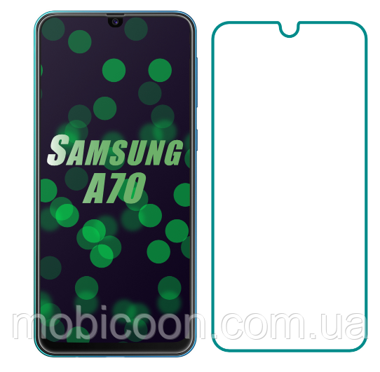 Захисне скло для Samsung Galaxy A70 A705 прозоре 2.5 D 9H (самсунг галаксі а70)