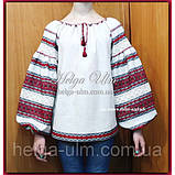 Дитяча туніка-блуза з вишивкою і натуральним мереживом "Катерина" - 104 р., фото 9