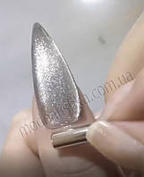 Гель-лак Saga Cat Shine срібло, 8 ml