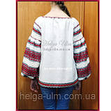 Дитяча туніка-блуза з вишивкою і натуральним мереживом "Катерина" - 110 р., фото 8