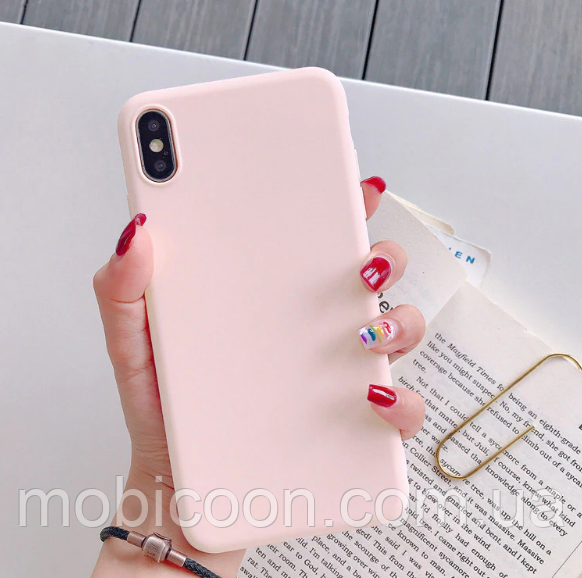 Чохол силіконовий для Samsung Galaxy A70 A705 рожевий (самсунг галаксі а70)