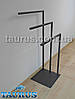 Підлоговий тримач для рушників ThermoPulse Towel Holder Black 3X, чорна. Потрійна Г-подібна. 1000х500х360, фото 5