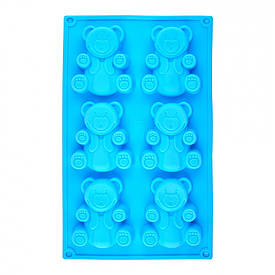 Форма силіконова для випічки Ведмедики 6