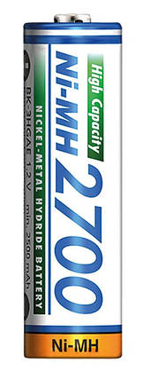 Акумулятор Panasonic BK-3HGAE/BF1, AA/(HR6), 2700 mAh Ni-MH, OEM, фото 2