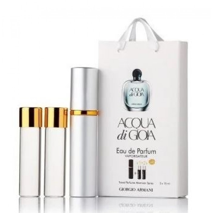 Парфумерна вода для жінок Giorgio Armani Acqua di Gioia, 3x15 мл