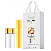 Парфюмерная вода для женщин Paco Rabanne Lady Million, 3x15 мл