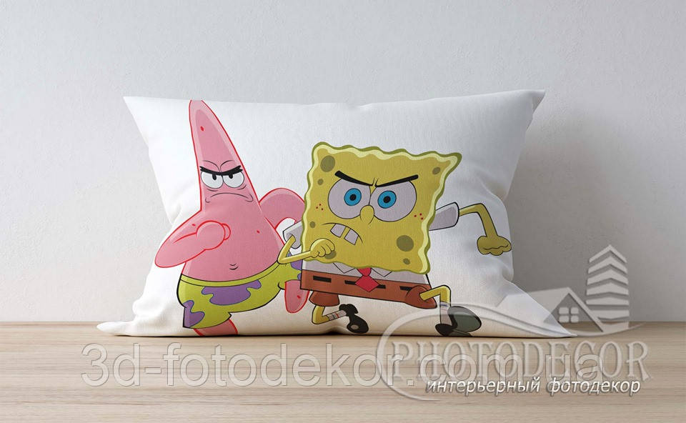 Дитяча подушка з фото "Губка Боб", фото 1