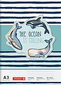 Альбом для малювання А3 Brunnen обкладинка Happy Ocean 100 г/м2 20 аркушів 1047913741