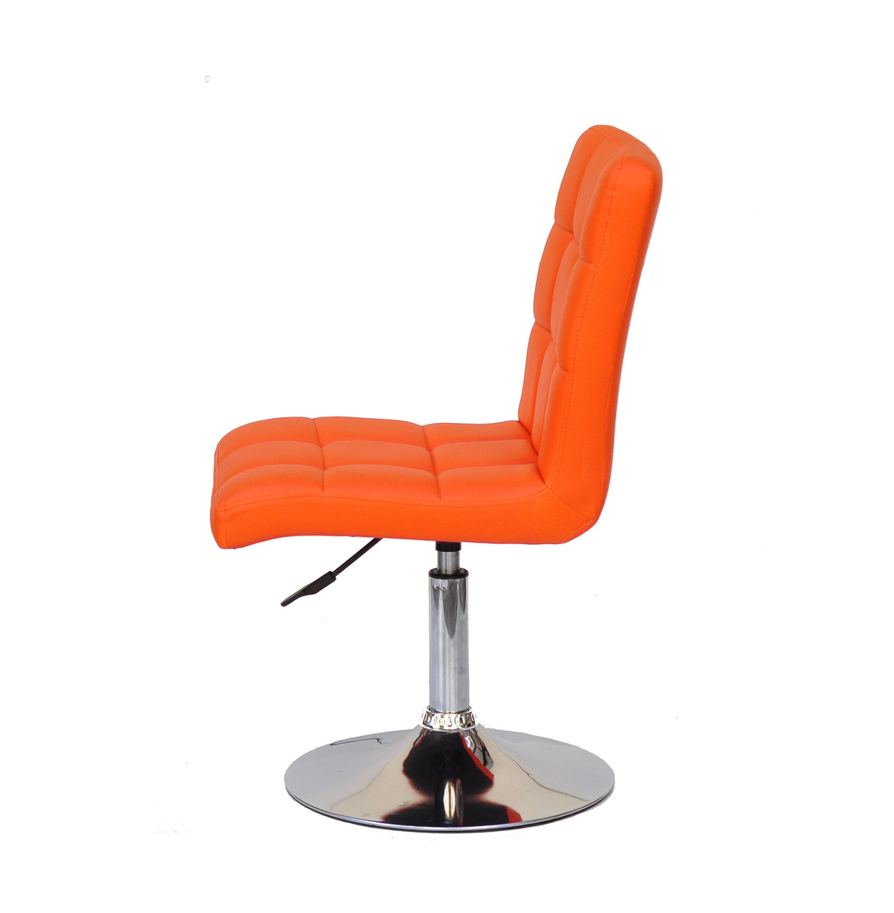 Кресло Augusto (Августо) CH-BASE оранжевая экокожа на диске - фото 2 - id-p1210820870