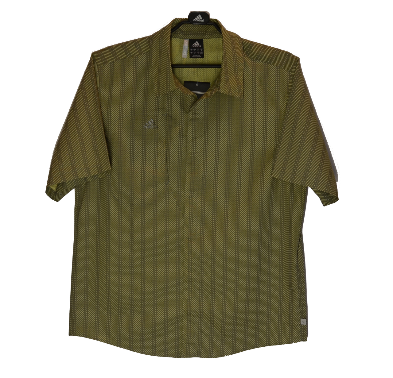 Чоловіча сорочка Adidas літня на кнопках із коротким рукавом., фото 1