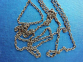 Ланцюг для створення біжутерії бронзового кольору 10 шт. ланцюжка 5 х 3 мм