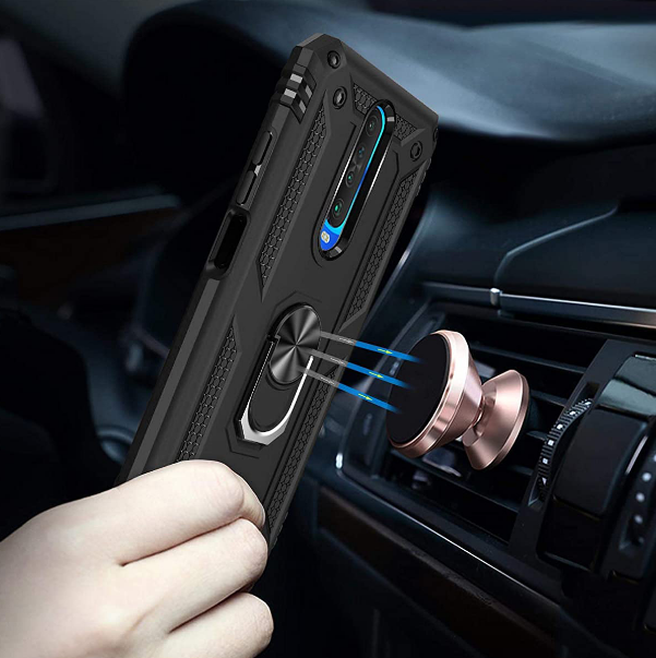 Ударостійкий чохол Serge Ring магнітний тримач для Xiaomi Redmi K30