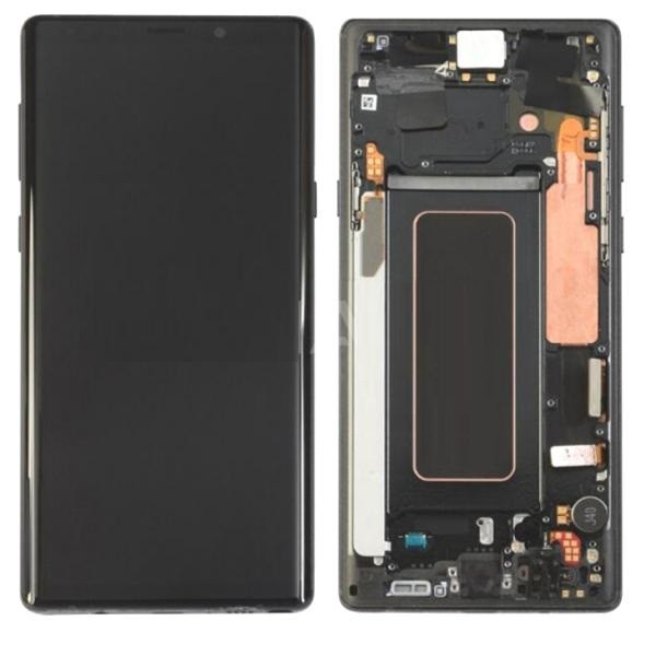 Дисплей для Samsung N960 Galaxy Note 9 з сенсорним склом в рамці (Чорний) Оригінал