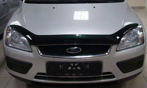 Мухобойка, дефлектор капота Ford Focus 2004-2006 (EGR)