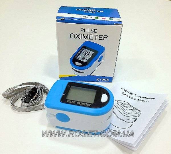 Пульсоксиметр Pulse Oximeter Х1906 (пульсометр, оксиметр) ЯКІСТЬ