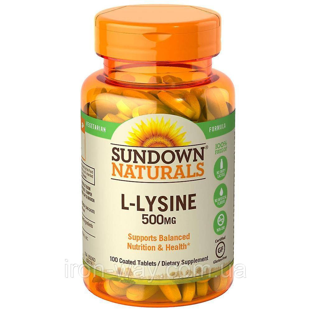 Sundown Naturals L-Lysine 500 mg 100 tab