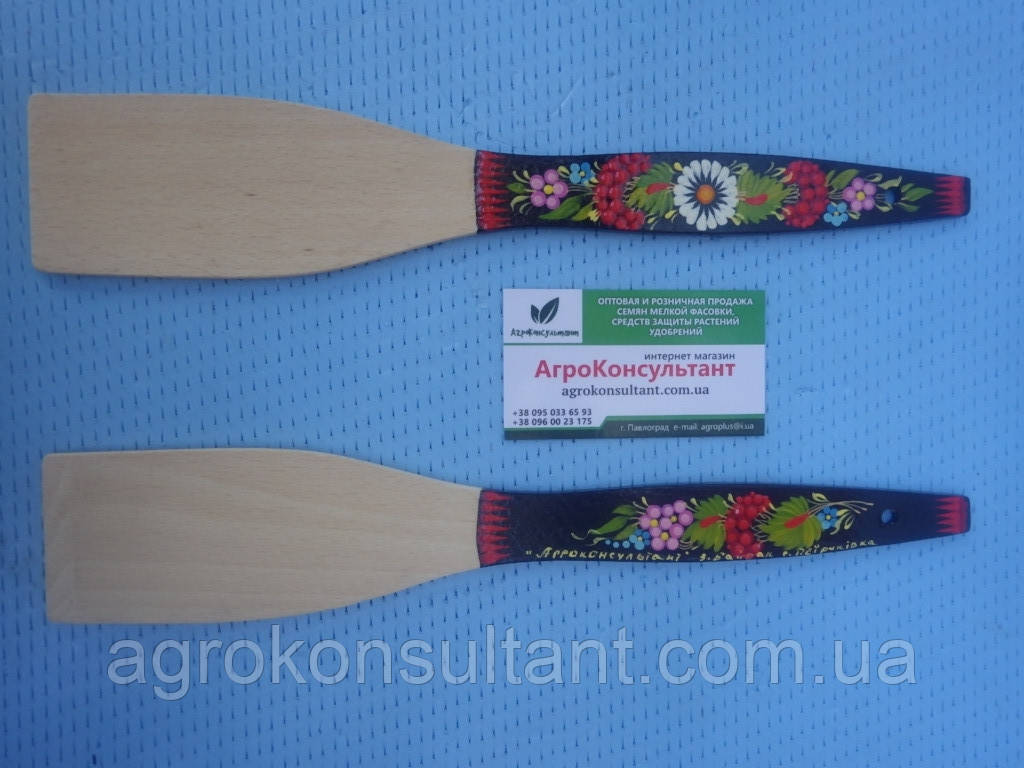 Лопатка з двостороннім розписом - Петровий розпис/Two-sided shovel - Petrikov painting