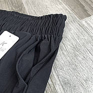 Бриджі жіночі бамбук+микромасло 3/4 Kenalin, розмір M-L, чорні, 704-6, фото 3