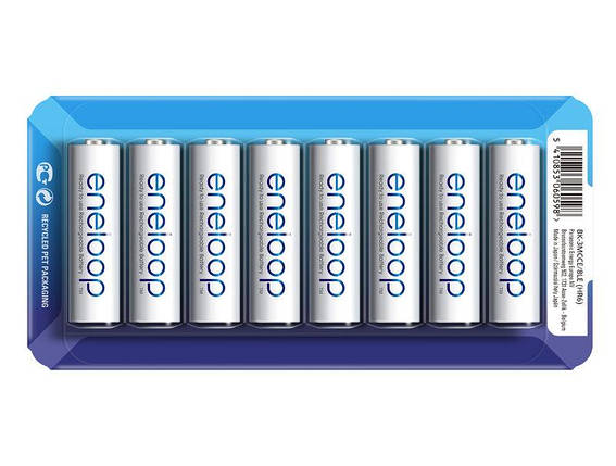Аккумулятор Panasonic Eneloop BK-3MCCE/8LE, AA/(HR6), 1900 mAh, LSD Ni-MH, Sliding Pack 8шт, фото 1