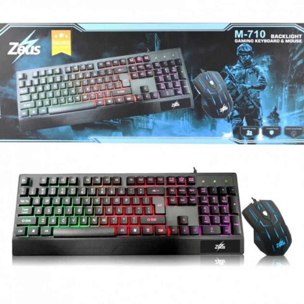 Купити Клавіатура Zeus Keyboard M710 + Мишка, ціна 455 ₴ - Prom.ua (ID ...