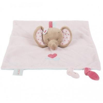 Розвиваюча іграшка Nattou М`яка іграшка-лялька слоник Розі (655125), фото 1