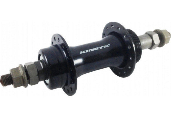 Втулка v-brake, задн. Kinetic, AE-248R, 32 відв. сталь на гайках чорна