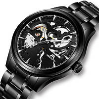 Чоловічі годинники Megalith 8078M Black-Silver