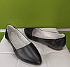 STTOPA Розміри 41-44. Балетки великих розмірів із натуральної шкіри. 158-4144 Чорні, фото 6