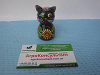 Свистулька (котик) - Петриковская роспись\ Whistle (cat) - Petrikov painting