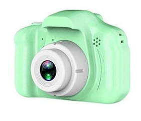Цифровой фотоаппарат для детей, Противоударный детский фотоаппарат с видео функциями,  с дисплеем (Бирюзовый)