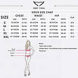 Купальник жіночий роздільний однотонний з високою талією, розмір S (червоний), фото 4