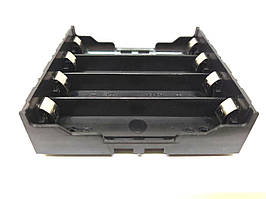 Відсік для 4 акумулятора 18650 з окремими контактами