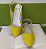 STTOPA Розміри 41-44. Босоніжки великих розмірів із натуральної шкіри. 165-4144 Жовті, фото 3