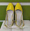 STTOPA Розміри 41-44. Босоніжки великих розмірів із натуральної шкіри. 165-4144 Жовті, фото 5