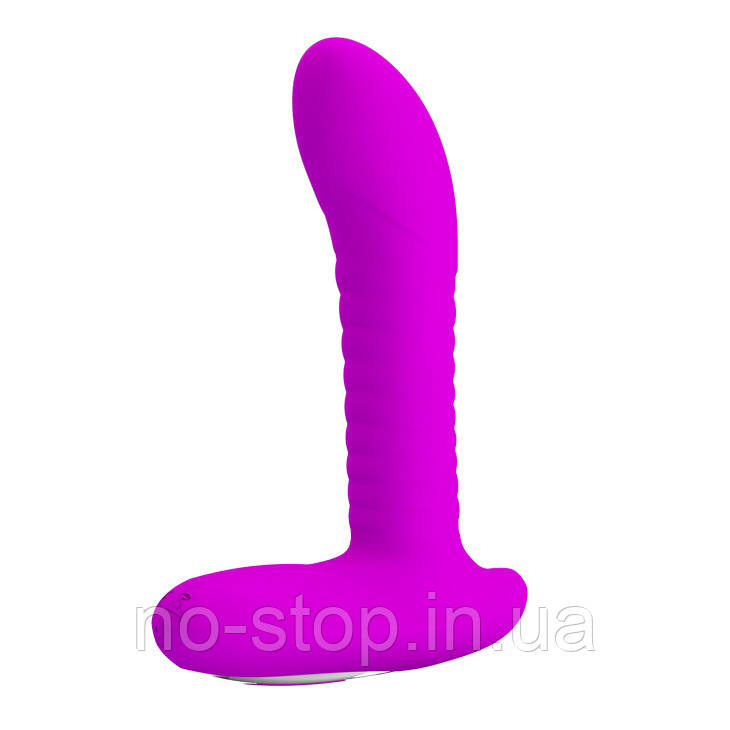 ВІбратор анальний PRETTY LOVE PROSTATE MASSAGER, USB 3 rot; 12 vibr. USB
