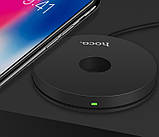 Бездротовий зарядний пристрій Hoco CW5 1.8A чорно-сріблястий, фото 7