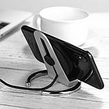 Бездротовий зарядний пристрій Hoco CW5 1.8A чорно-сріблястий, фото 6