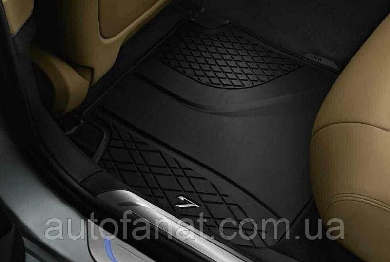 Килимки BMW 7 (G11) (2015 — 2023), задні в салон гумові оригінал (51472444039)