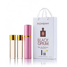 Жіночі мініпарфуми Yves Saint Laurent Black Opium, 3*15 мл